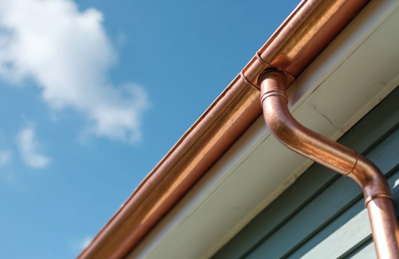 Copper Gutter Installation