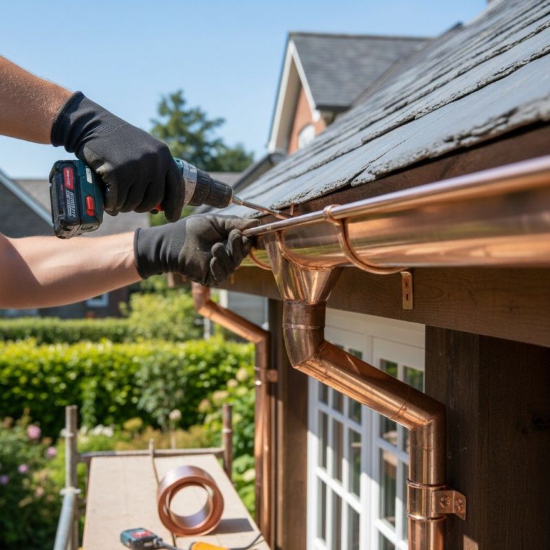Why Copper Gutters Are A Premium Choice For Residential Homes
